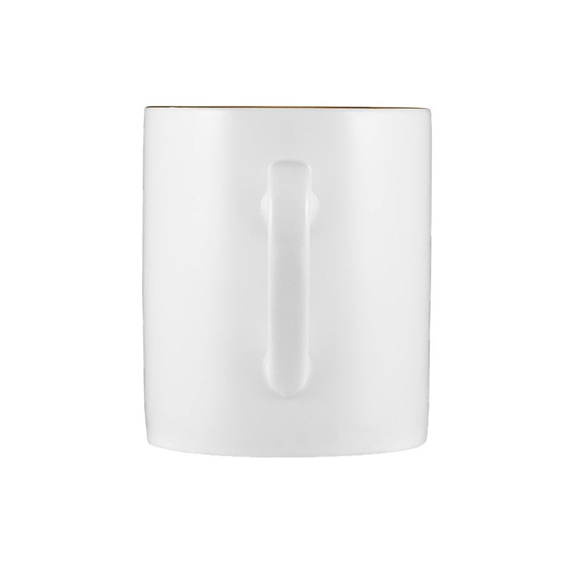 MW White Gold Mug Cylindrical 300ML Gold