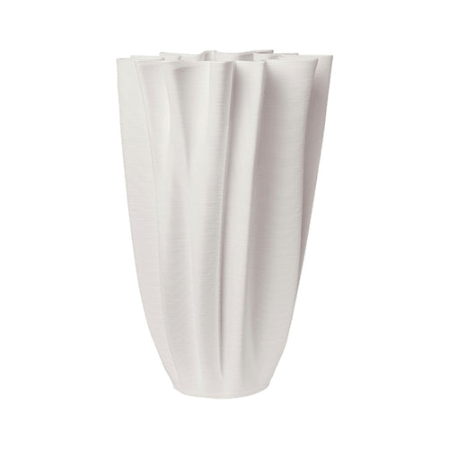 CLEGG BISQUE CERAMIC CREASE VASE