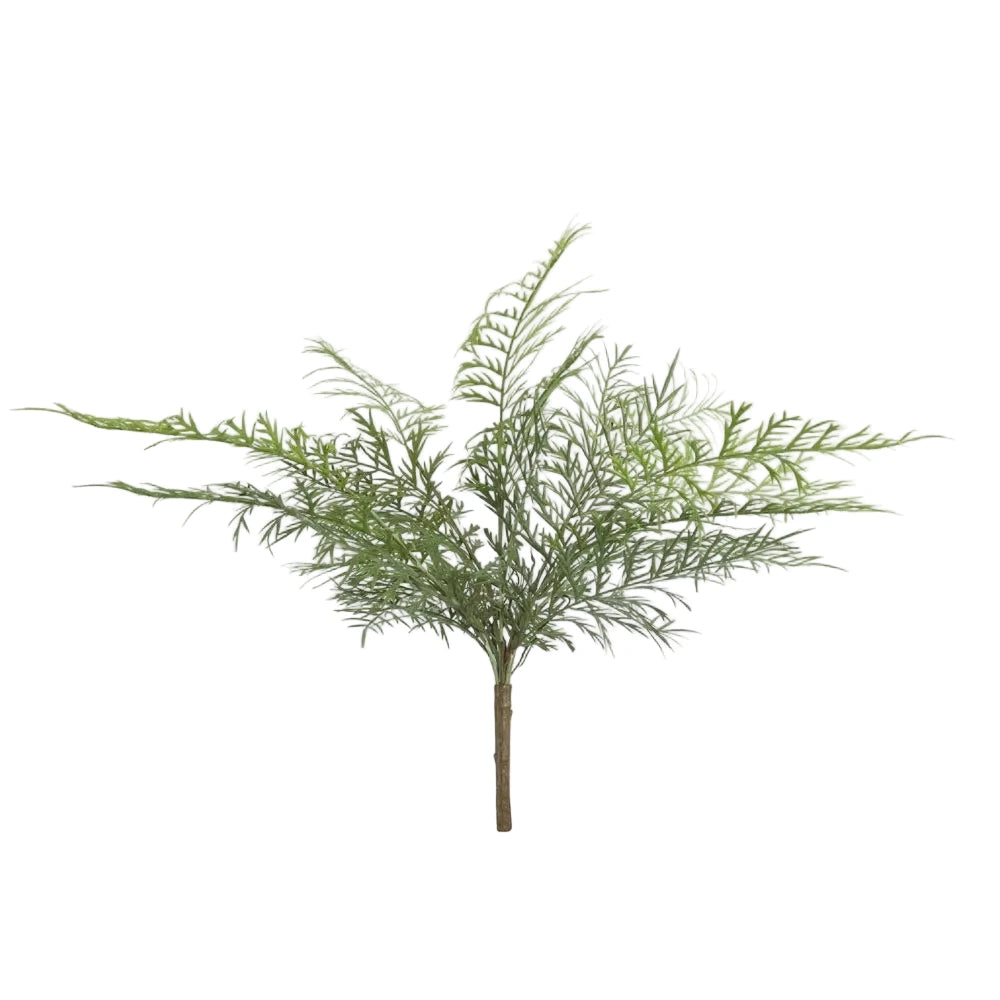 Artificial plant branch on a white background