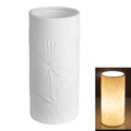 OMEGA PORCELAIN BISQUE PILLAR LAMP LGE