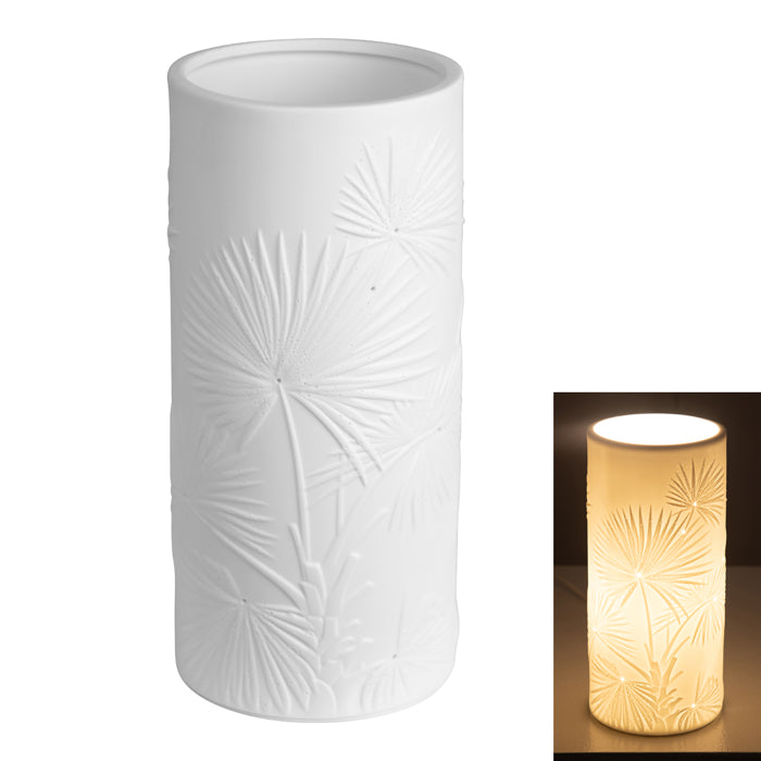 OMEGA PORCELAIN BISQUE PILLAR LAMP LGE