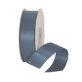 Roll of blue ribbon on a white background