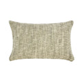 Textured rectangular pillow on a light gray background
