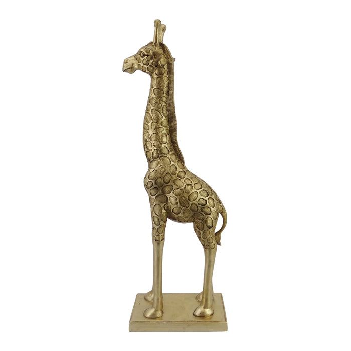 ANGOLA RESIN ANTGOLD GIRAFFE