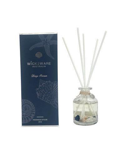 Wick2ware Australia diffuser with packaging on a white background