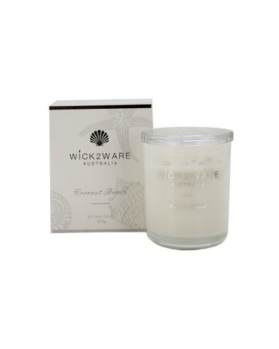 Wickzware Australia candle and packaging on a white background