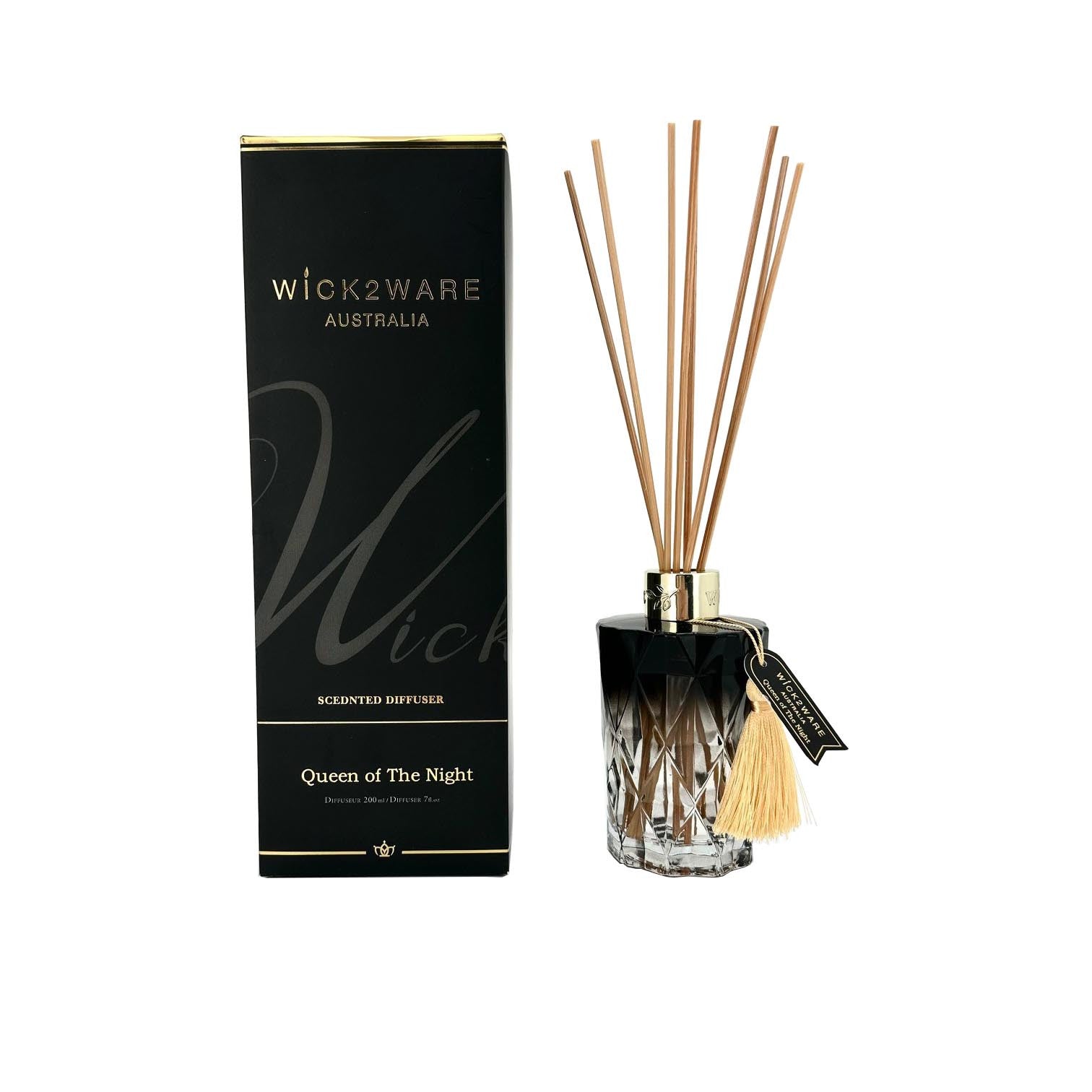 Wick2ware Australia diffuser with packaging on a white background