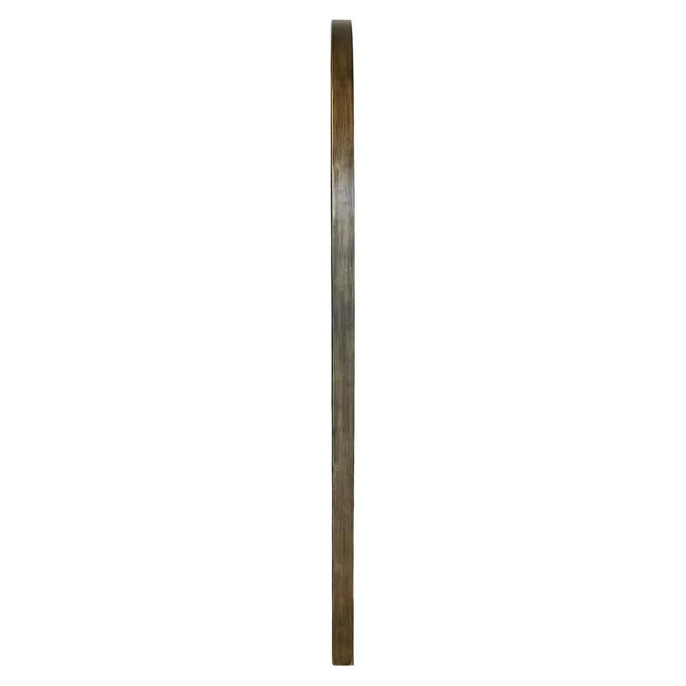 Wooden spindle on a white background