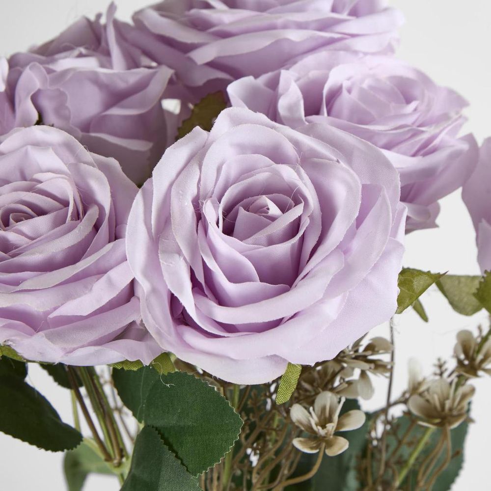 Rose Bouquet x 9 Purple image 3