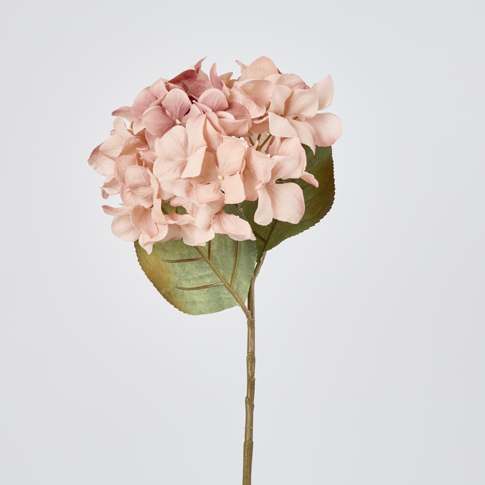 Hydrangea Stem 69cm Light Pink image 2