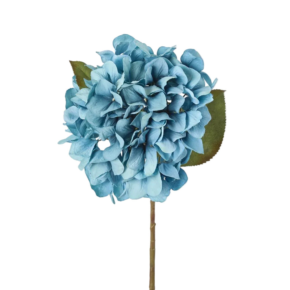Hydrangea Stem 69cm Blue