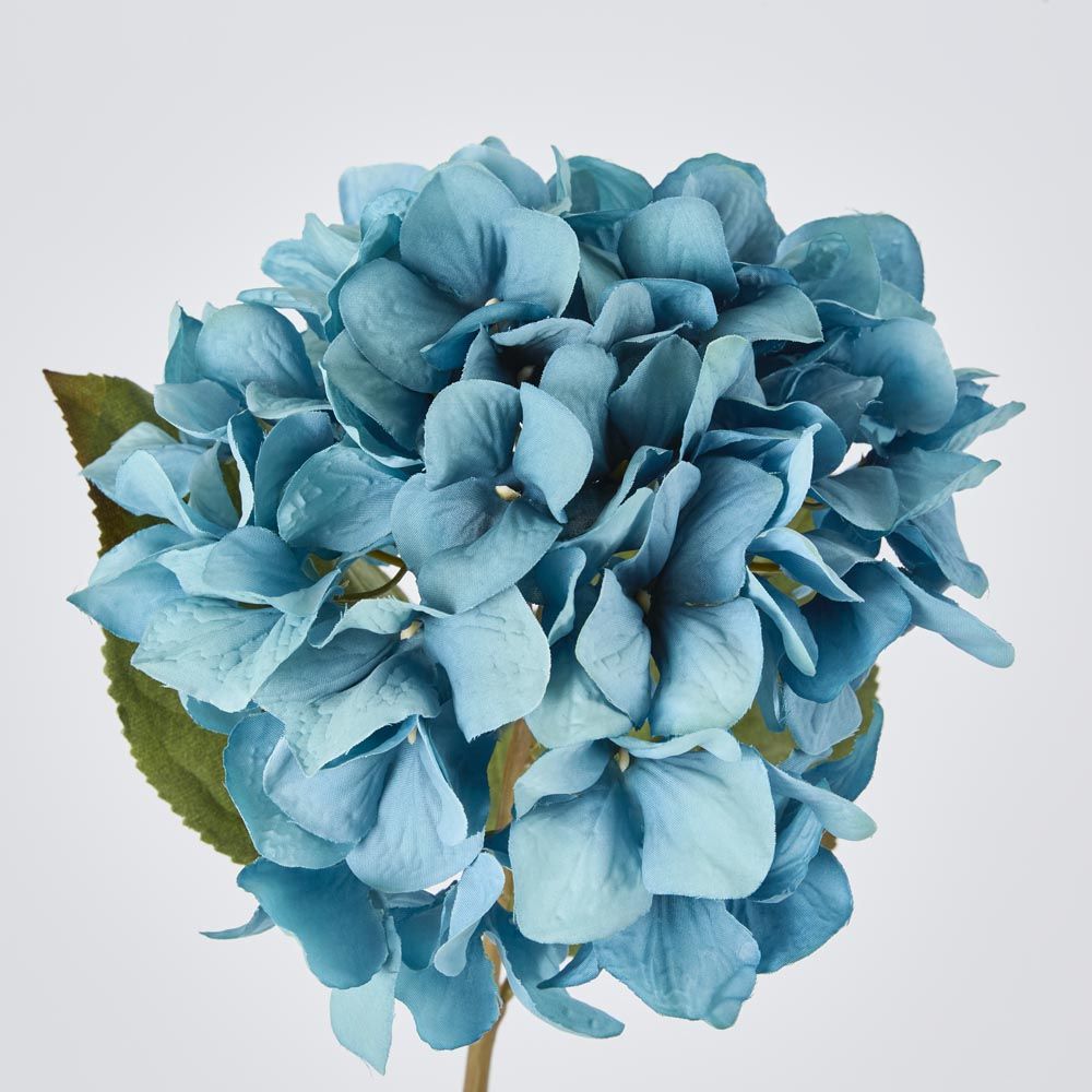 Hydrangea Stem 69cm Blue image 3