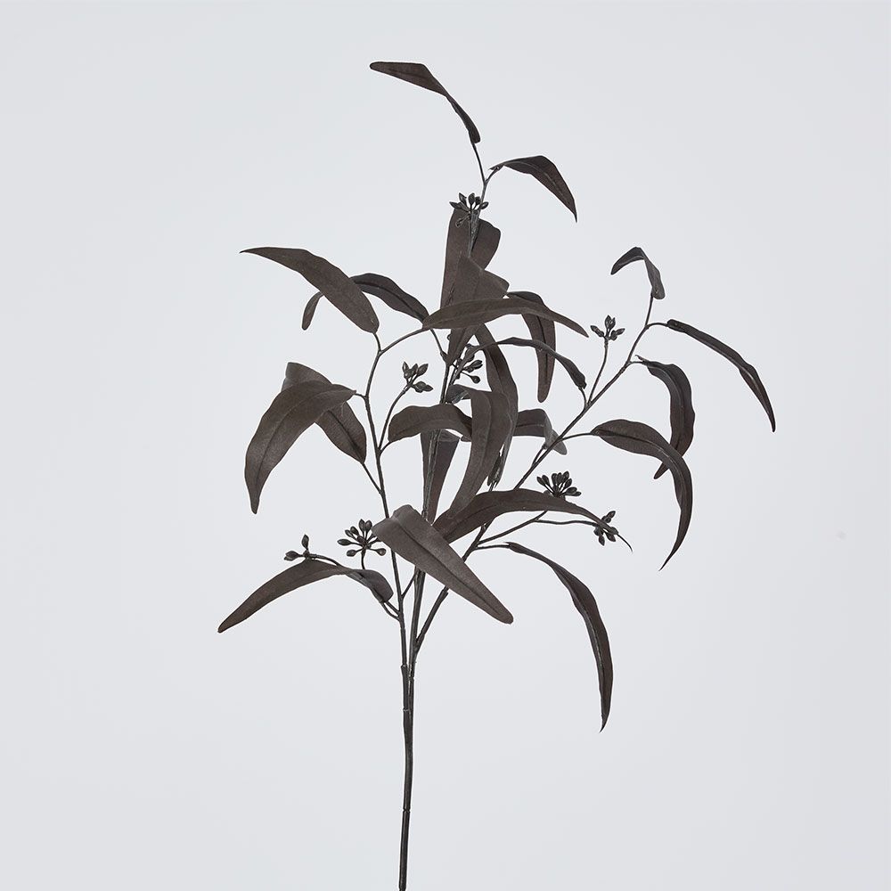 Halloween Willow Eucalyptus Black Spray 72cm image 2