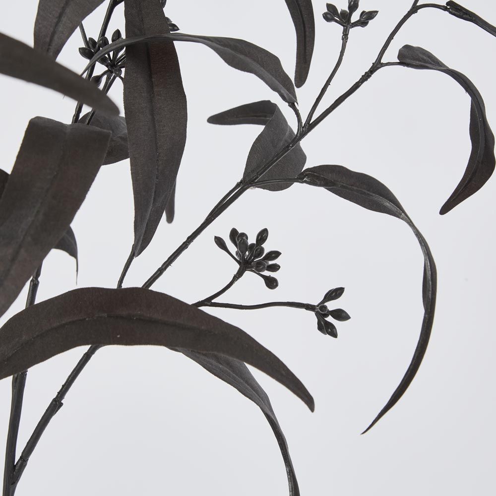 Halloween Willow Eucalyptus Black Spray 72cm image 3