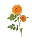 Sunflower Spray With 3 Flowers Orange