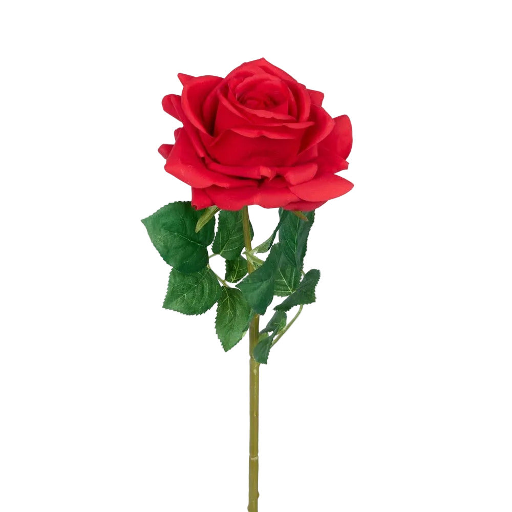 Real Touch Rose Stem Red