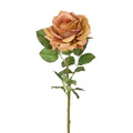 Real Touch Rose Stem Light Brown